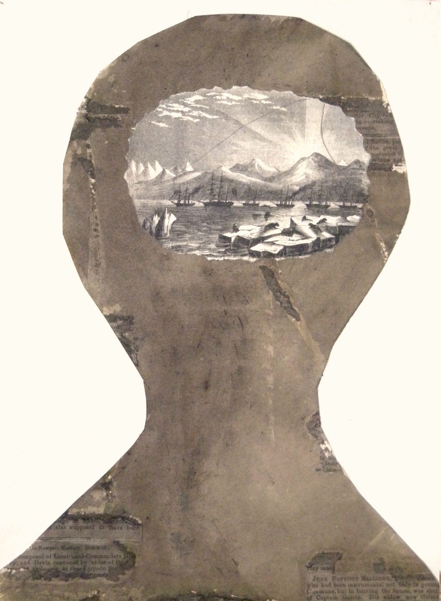 Head with Icebergs