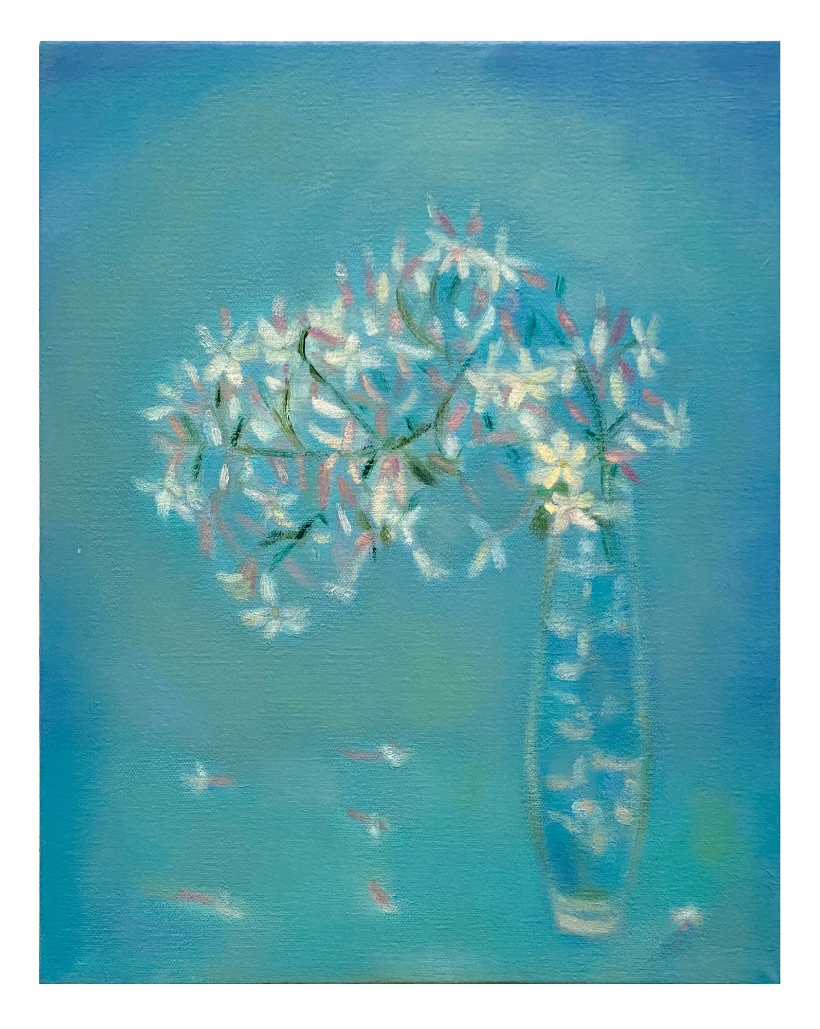 Preview image for Jasmine in an Etched Glass Vase