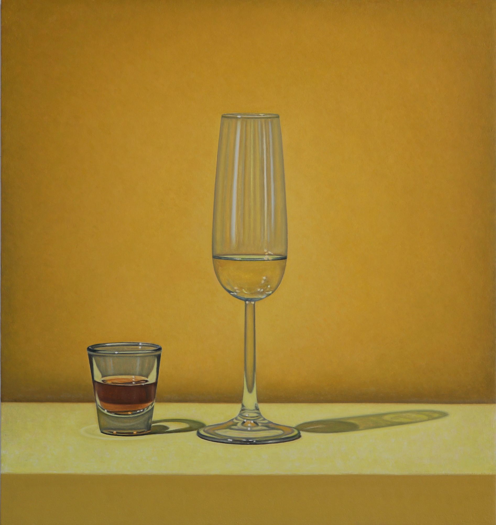 Glasses on Yellow