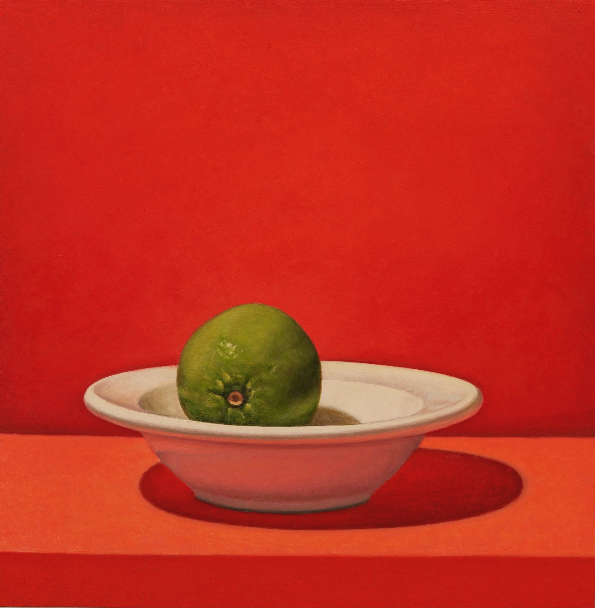 Lime in Bowl, Red