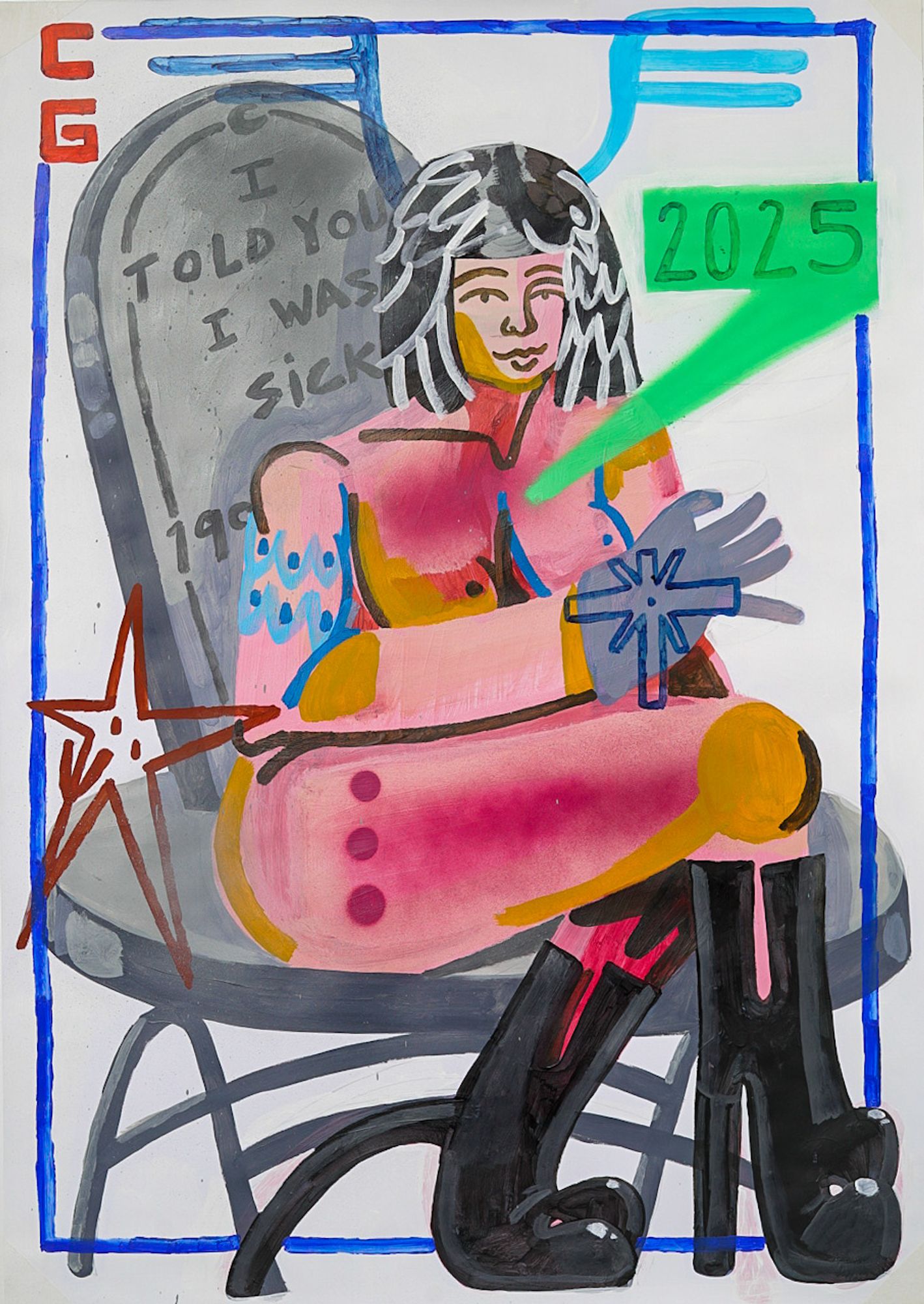 Preview image for Headstone Chair and Seated Figure
