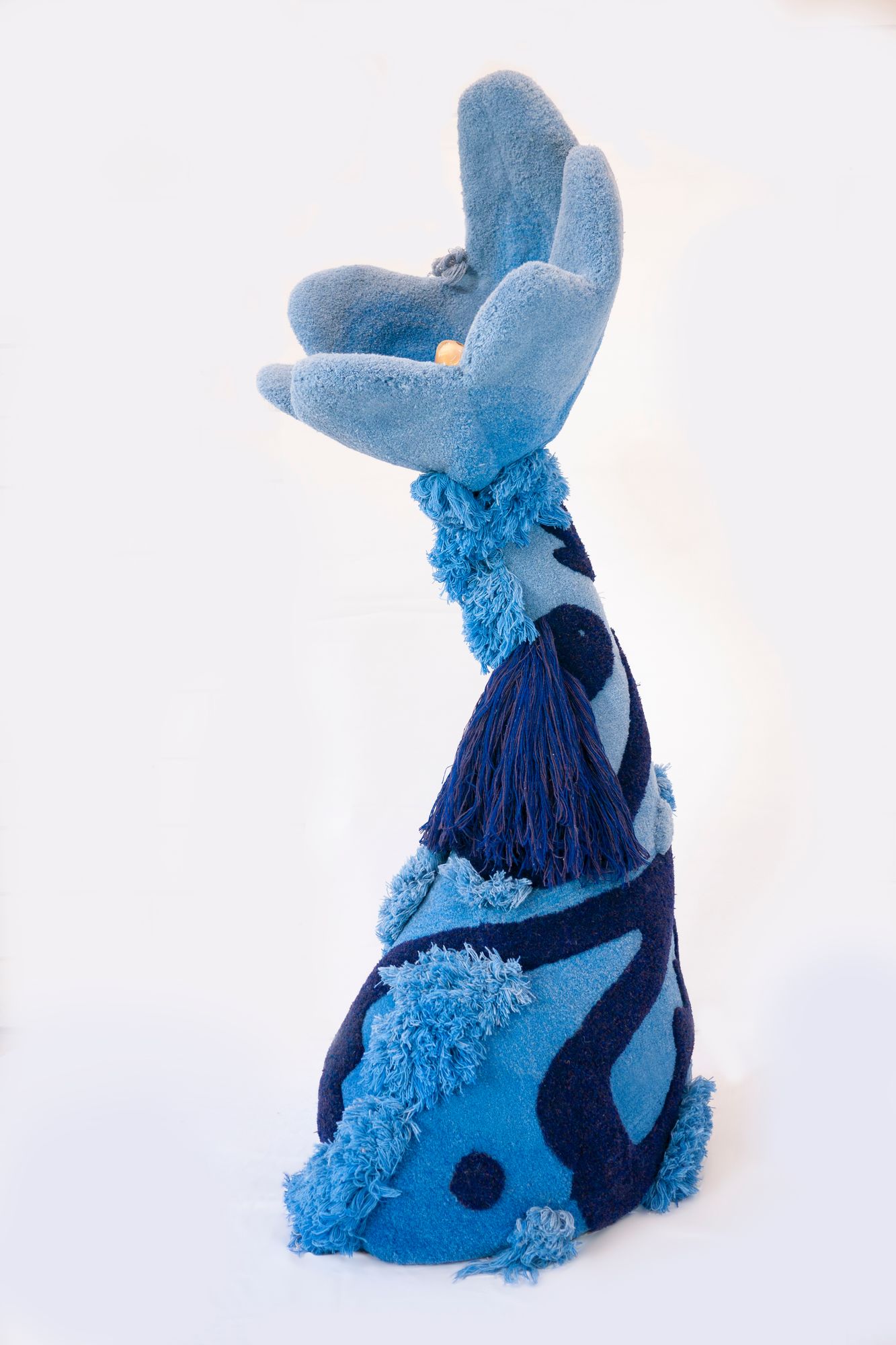 Blue Weed soft floor lamp