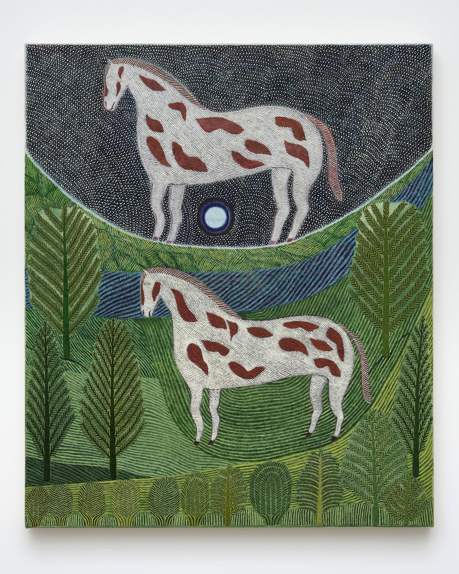 Paint Horses and Night 