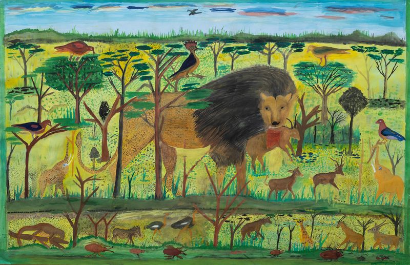 Hunting Lion