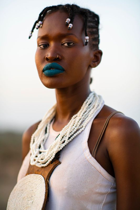 Apuu with Blue Lip