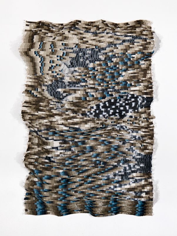 White Noise Series No. 3 (Diptych 1 of 2)