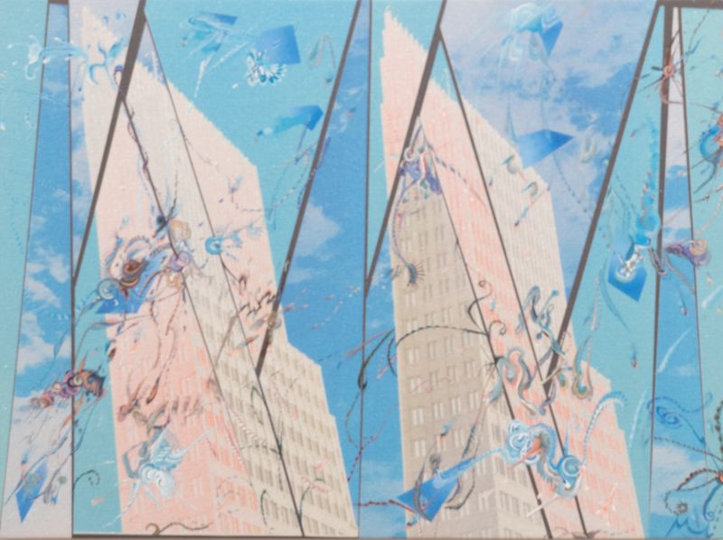Scraping The Sky (Blue)