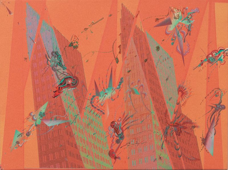 Scraping The Sky (Orange)