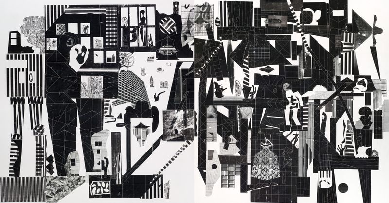 WSCC Rooftop, diptych