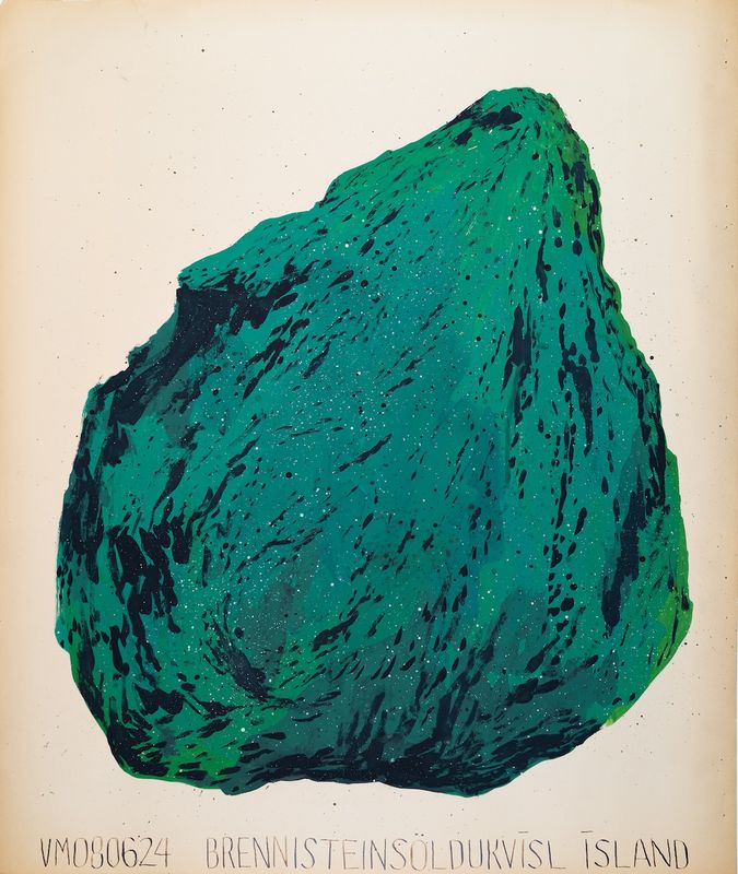 Klórítskífur (Green Chlorite-Schist-metamorphic Rock) August 6, 2024 Brennisteinsöldukvísl, Ísland