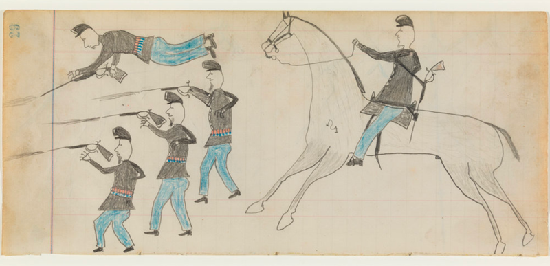 anonymous artist Henderson Ledger Book (pg.29) Arapaho Central Plains
