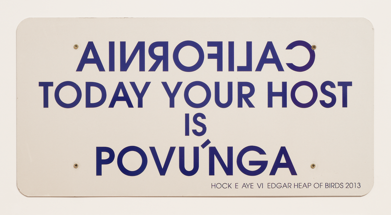 Native Host Sign Panels: California