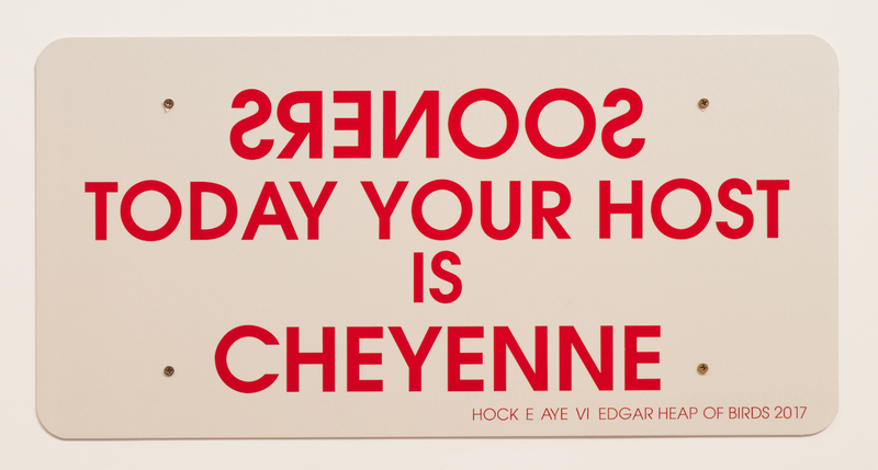 Native Host Sign Panels: Sooners