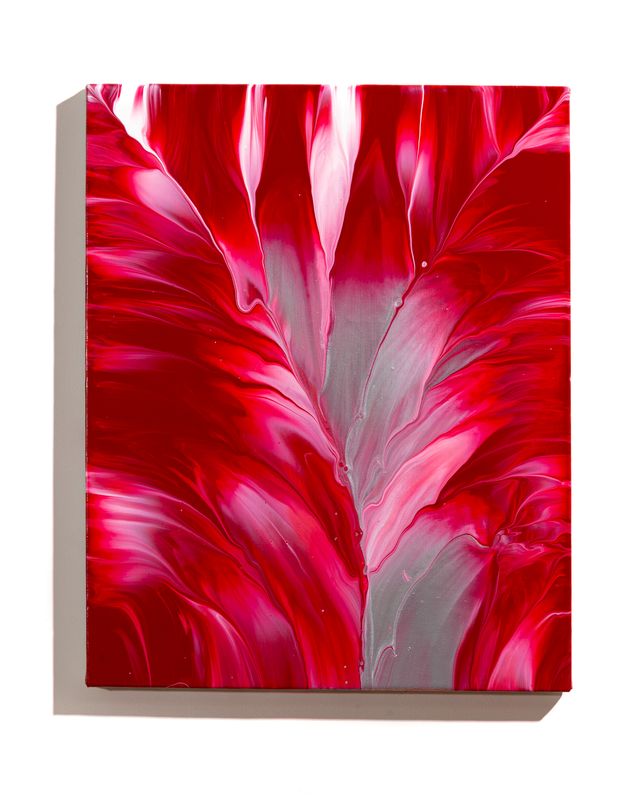 In my mind I see all my passionate memories in bright red (Framed)