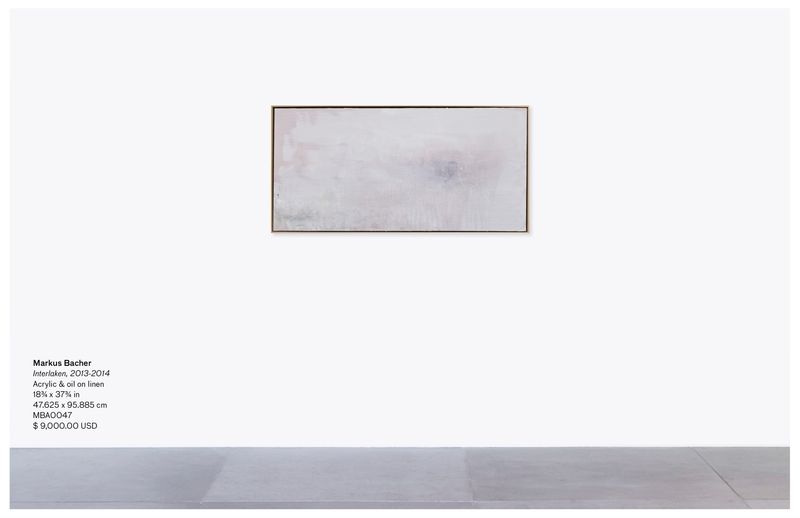 Markus Bacher | Claire Chambless exhibition Feb 24 - Apr 2