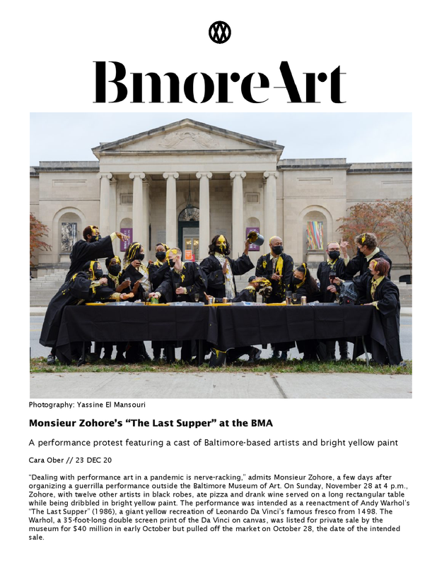 Monsieur Zohore in Bmore Art