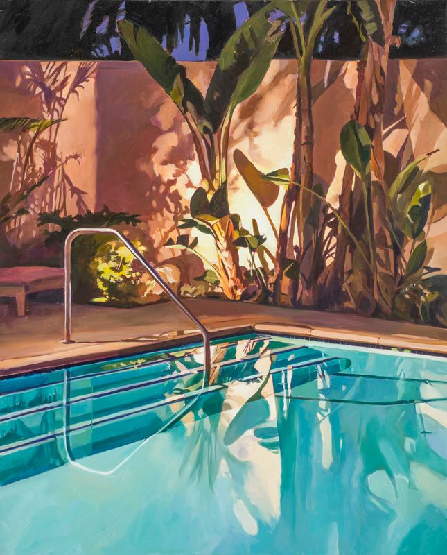 Bird of Paradise an Pool