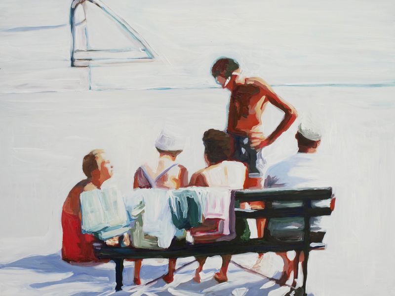 Conversation Poolside