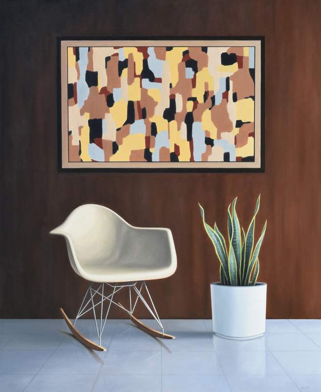 Eames Chair and Painting