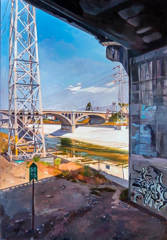 View from Train LA River