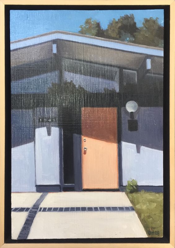  Eichler Door Orange and Blue