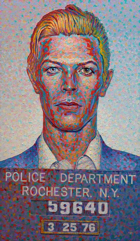 David Bowie Mugshot