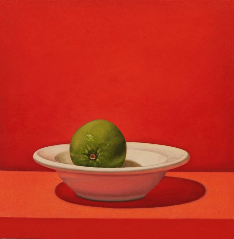 Lime in Bowl, Red