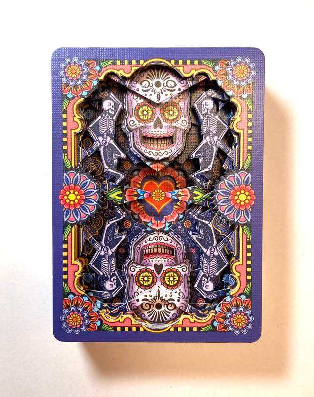 Lonely Hearts (Day of the Dead: Orange and Purple)