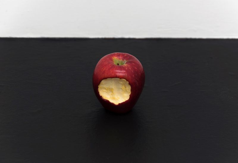 Eve’s/Adam’s Apple (Adam’s Apple is a lump of cartilage that sticks out from the throat) (symbol of banishment) (clocked by my large Eve’s/Adam’s Apple) (Eve’s Apple) (Bitten) 