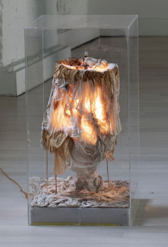 Colettesized Lamp (Living Environment Fragment, 1972-83, destroyed by Hurricane Sandy, 2012)