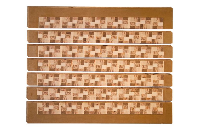Untitled (Wooden Quilt 3)