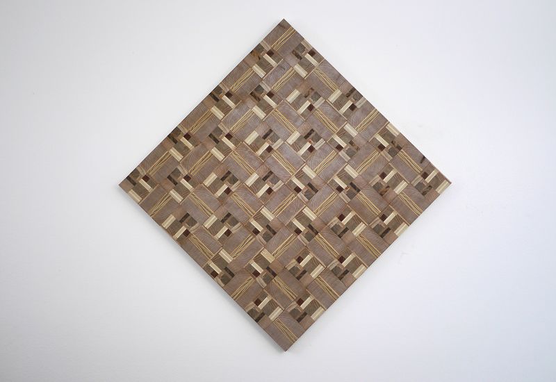 Untitled (Wooden Kente Quilt 6)