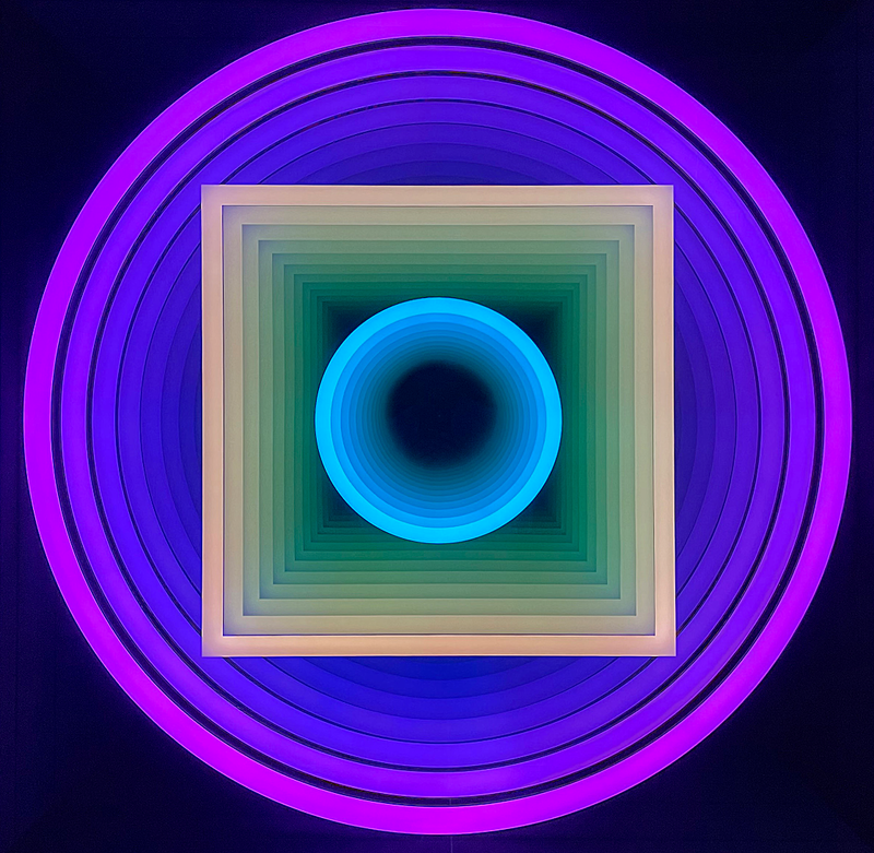 Two Circles and Square
