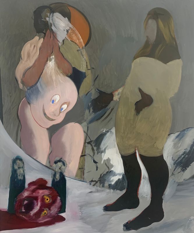 Untitled ( study of two ephemeral beings )